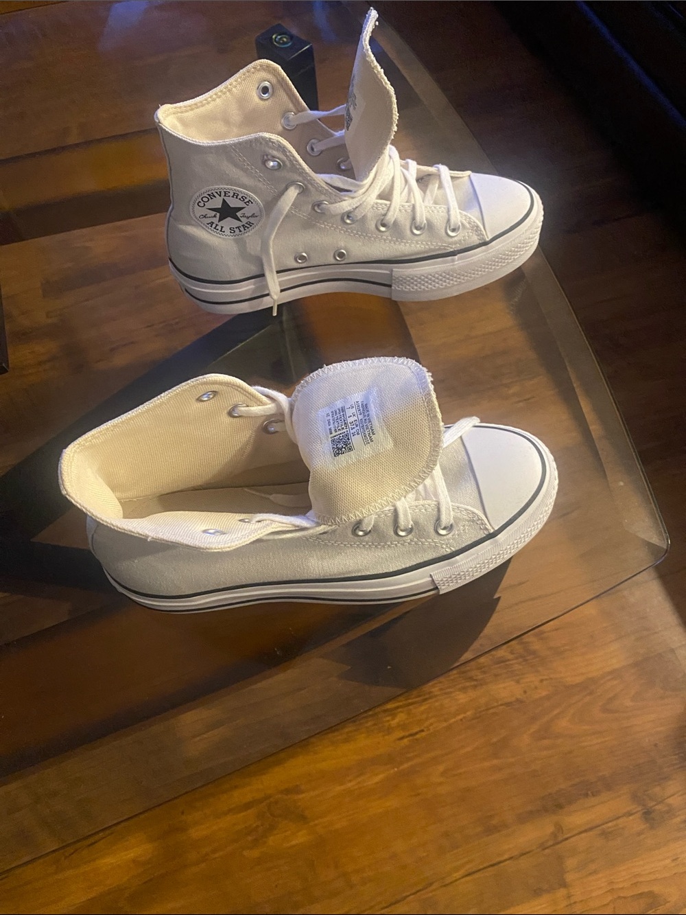 Converse Kids White High Top Chuck Taylor Sneakers